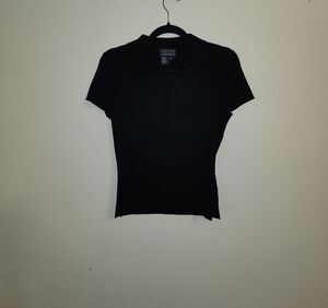 Spenser Jeremy Black Short Sleeve Top